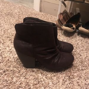Brown ladies booties